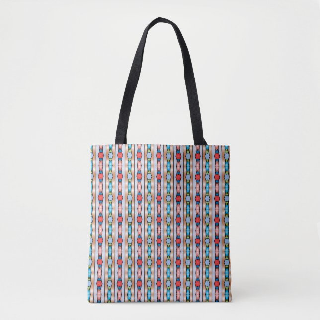 Chic Totes: Trending All-Over Printed Designs Tote Bag (Front)