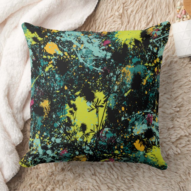 Chic Tropical Abstract Cushion (Blanket)
