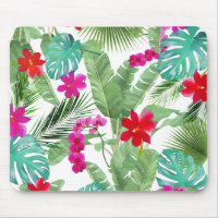 Chic Tropical Print Watercolor