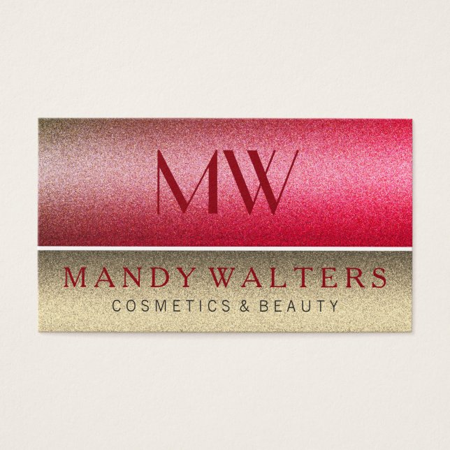 Chic Two-tone Colours with Monogram (Front)
