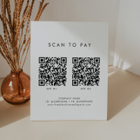 Chic Typography Business 2 Apps Scan To Pay