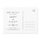 Chic Typography Horizontal Save the Date Postcard