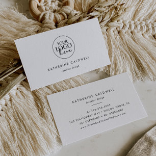 Chic Typography Logo Business Card