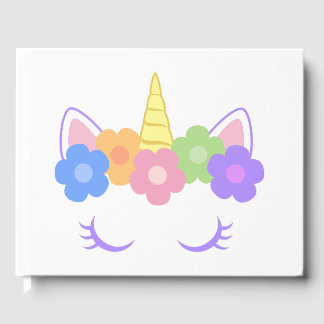 Chic Unicorn Guest Book