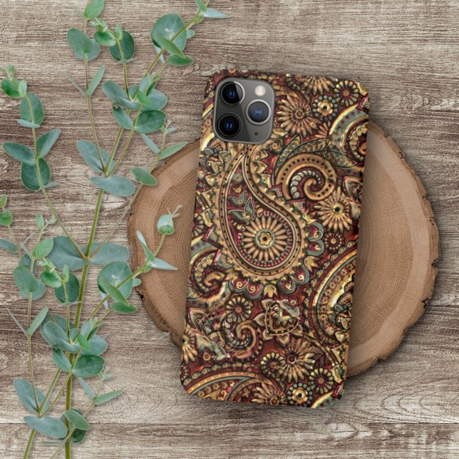 Chic Vintage Floral Art Pattern iPhone Case (Creator Uploaded)