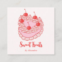 Chic Vintage Heart Cake Bakery Chef