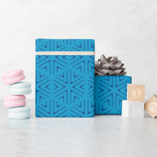 Chic Vintage Sophisticated Initial Groomsmen Gift Wrapping Paper