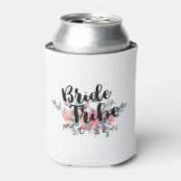 Chic Watercolor Floral Wedding Bride Tribe