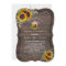Chic Watercolour Sunflowers Wood Bridal Tea Party