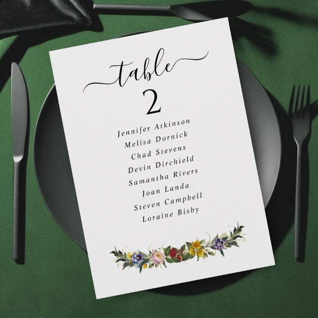 Chic Whimsical Vintage wedding seating chart (Creator Uploaded)