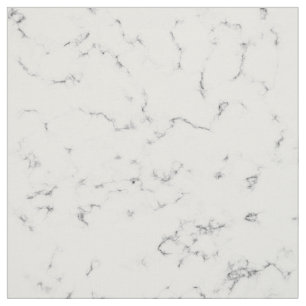 Chic White and Gray Marble Pattern Fabric