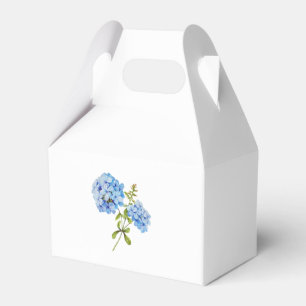 Chic White & Blue Hydrangea Event Wedding  Favour Box