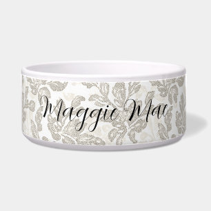 Chic White Cream Floral