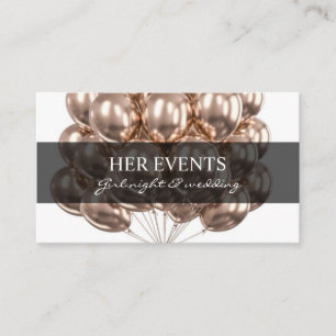 Chic White Design Cards for Event Manager