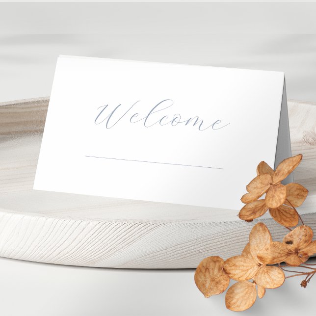 Chic White Floral Thank You Wedding Table  Place Card (Creator Uploaded)