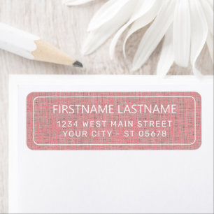 Chic White Simple Styled Typography Script Label