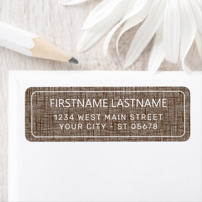Chic White Simple Styled Typography Script Label (Insitu)