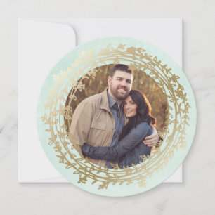 Chic Winter   Holiday Photo Card