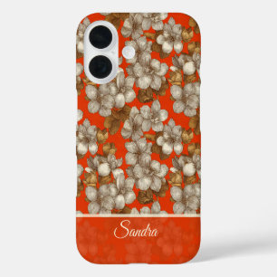 Chic Womens Accessories Gardenias Name iPhone 16 Case