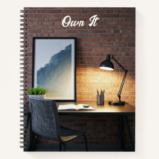 Chic Workspace Design Notebook