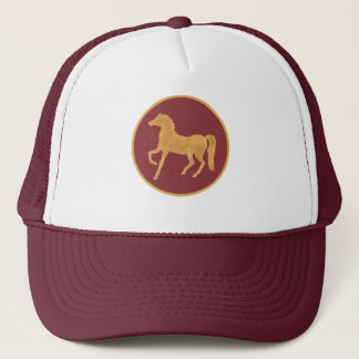 Chic Year of the Horse, Maroon Trucker Hat