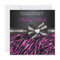 Chic Zebra Sweet Sixteen Invite With Jewelled Bow