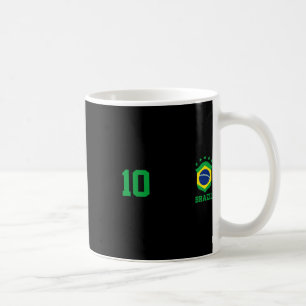 Chica Brazil Flag Brazilian Pride Soccer Jersey No Coffee Mug