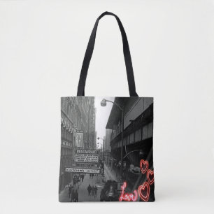 Chicago 1960's Blackhawk Restaurant Sign Street Tote Bag