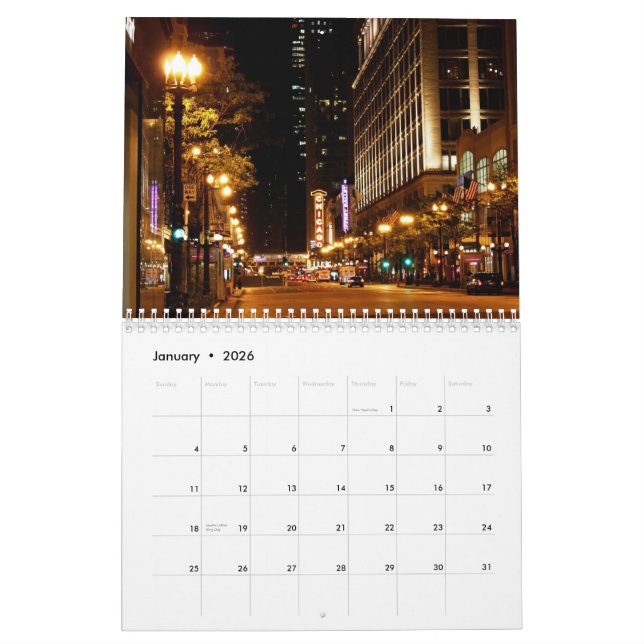 Chicago 2015 calendar (Jan 2026)