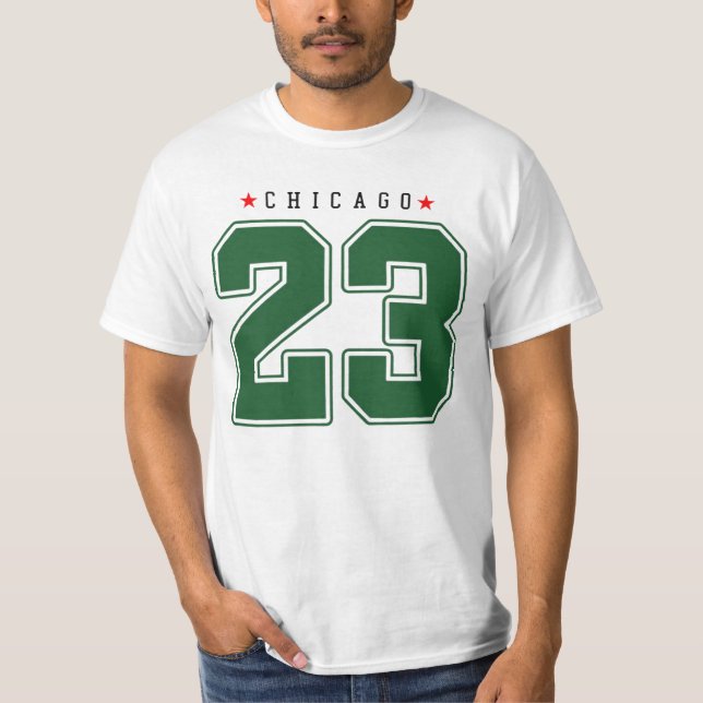 Chicago 23 Varsity Number T-Shirt (Front)