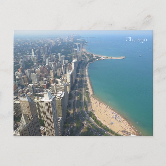 Chicago 360 view postcard (Front)