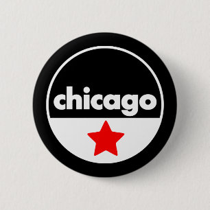 Chicago 6 Cm Round Badge