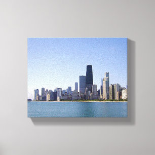 Chicago Across the Lake Canvas Print