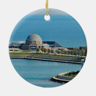 Chicago Adler Planetarium Ceramic Tree Decoration