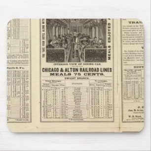 Chicago and Alton Railroad 2 Mouse Mat