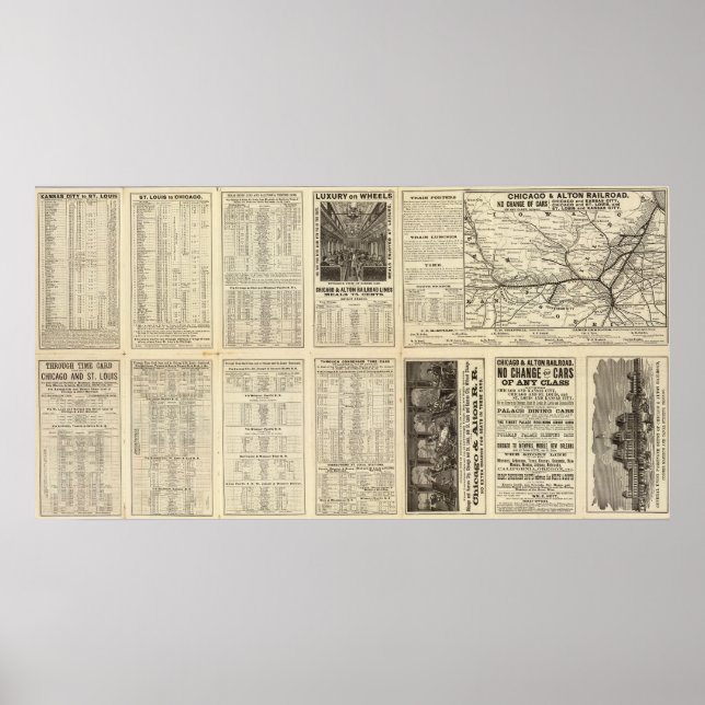 Chicago and Alton Railroad 2 Poster (Front)