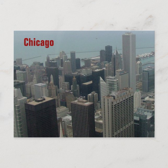 Chicago and Lake Michigan Postcard (Front)