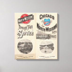 Chicago and North Western Line Canvas Print