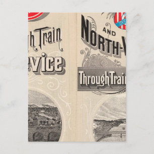Chicago and North Western Line Postcard