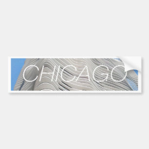 Chicago Aqua Tower Bumper Sticker