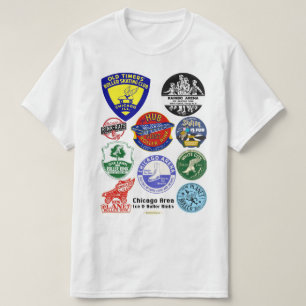 Chicago Area Ice & Roller Rinks. T-Shirt