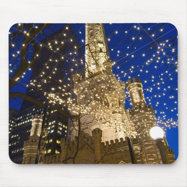 Chicago at Christmastime Mouse Mat (Front)