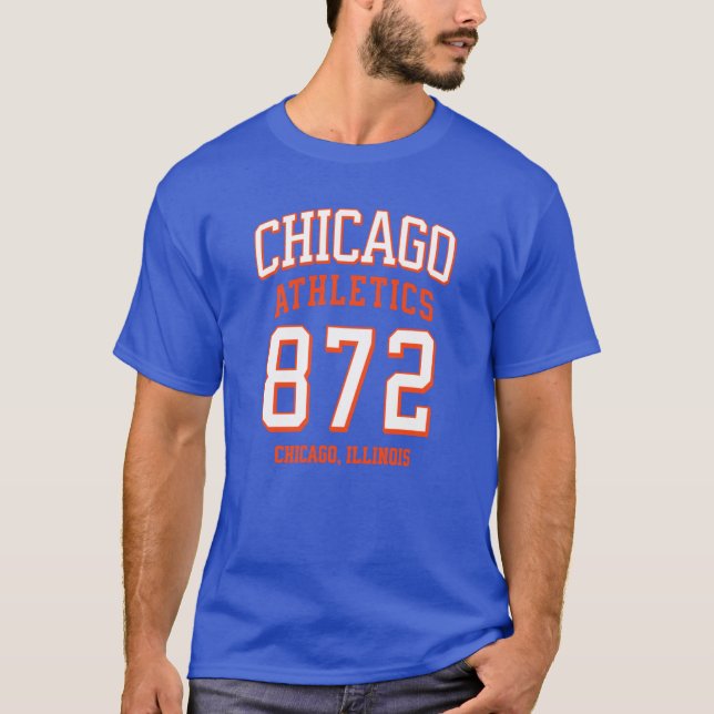 Chicago Athletics 872 Chicago3 T-Shirt (Front)