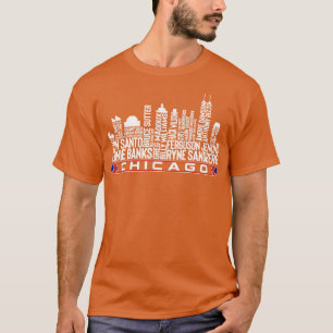 Chicago Baseball Team All Time Legends Chicago Cit T-Shirt