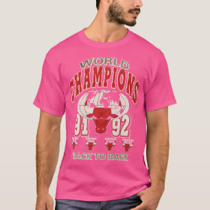 Chicago Basketball Back To Back 91-92 T-Shirt