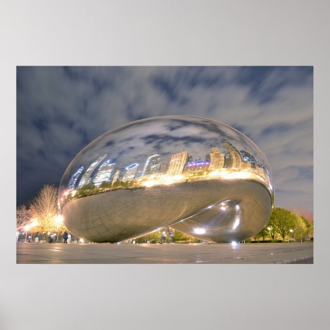 Chicago Bean Reflections Poster (Front)