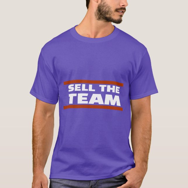 Chicago Bears Sell The Team Oversized T-Shirt (Front)