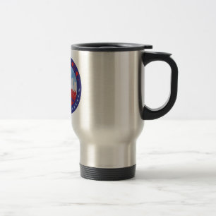 Chicago Big Shoulders Patriot Travel Mug