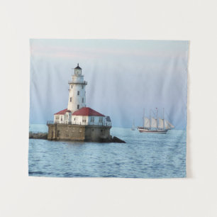 Chicago Bkw Light & WIndy II tapestry