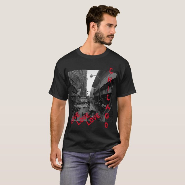 Chicago Blackhawk Restaurant 1960's photo T-Shirt (Front Full)
